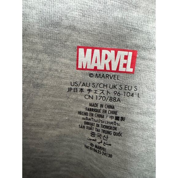 Marvel Comics Retro Long Sleeve Shirt Men’s Size Small Cotton Gray Comic Print - Picture 6 of 8